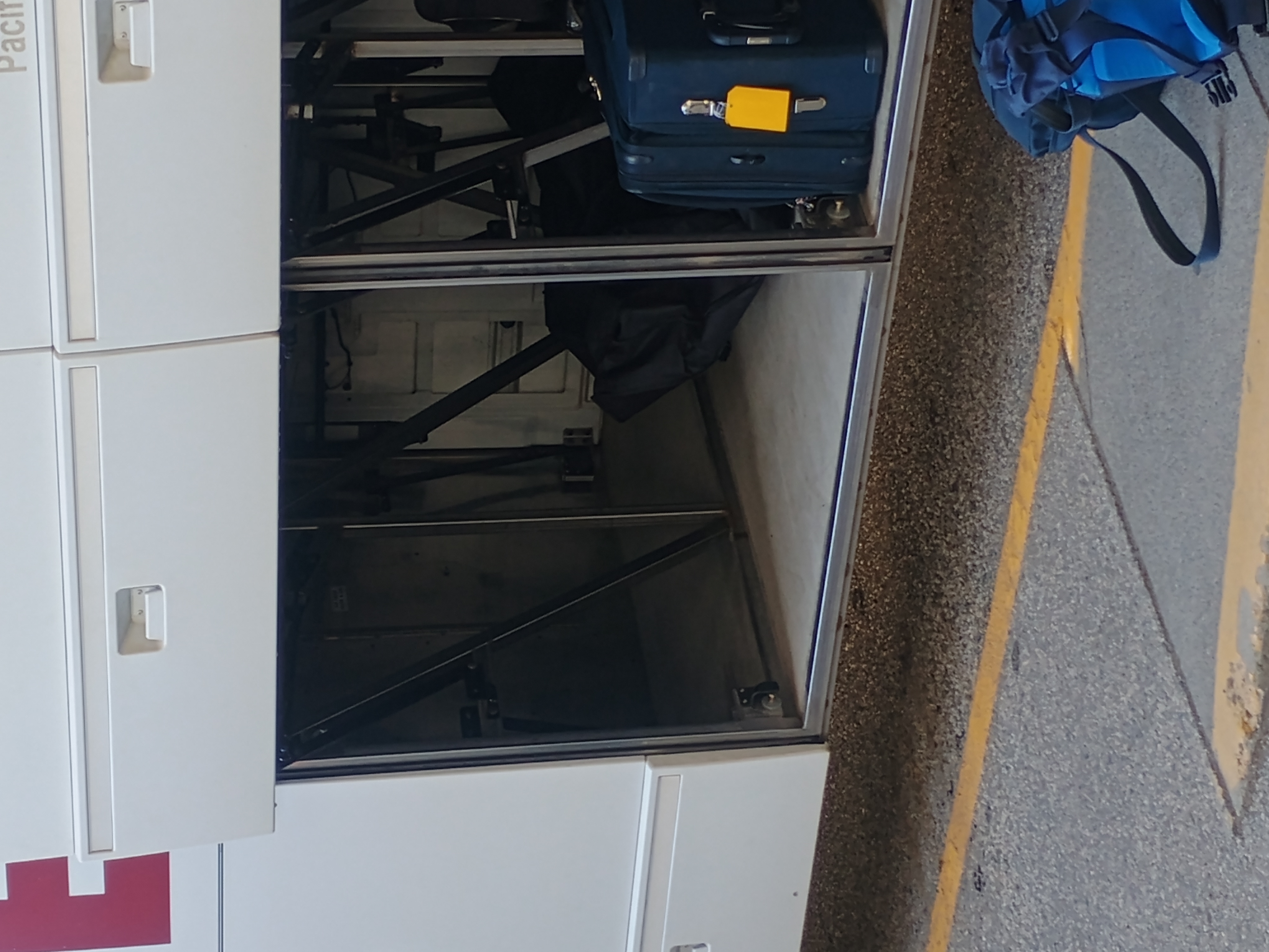 Bike bag in the luggage compartment