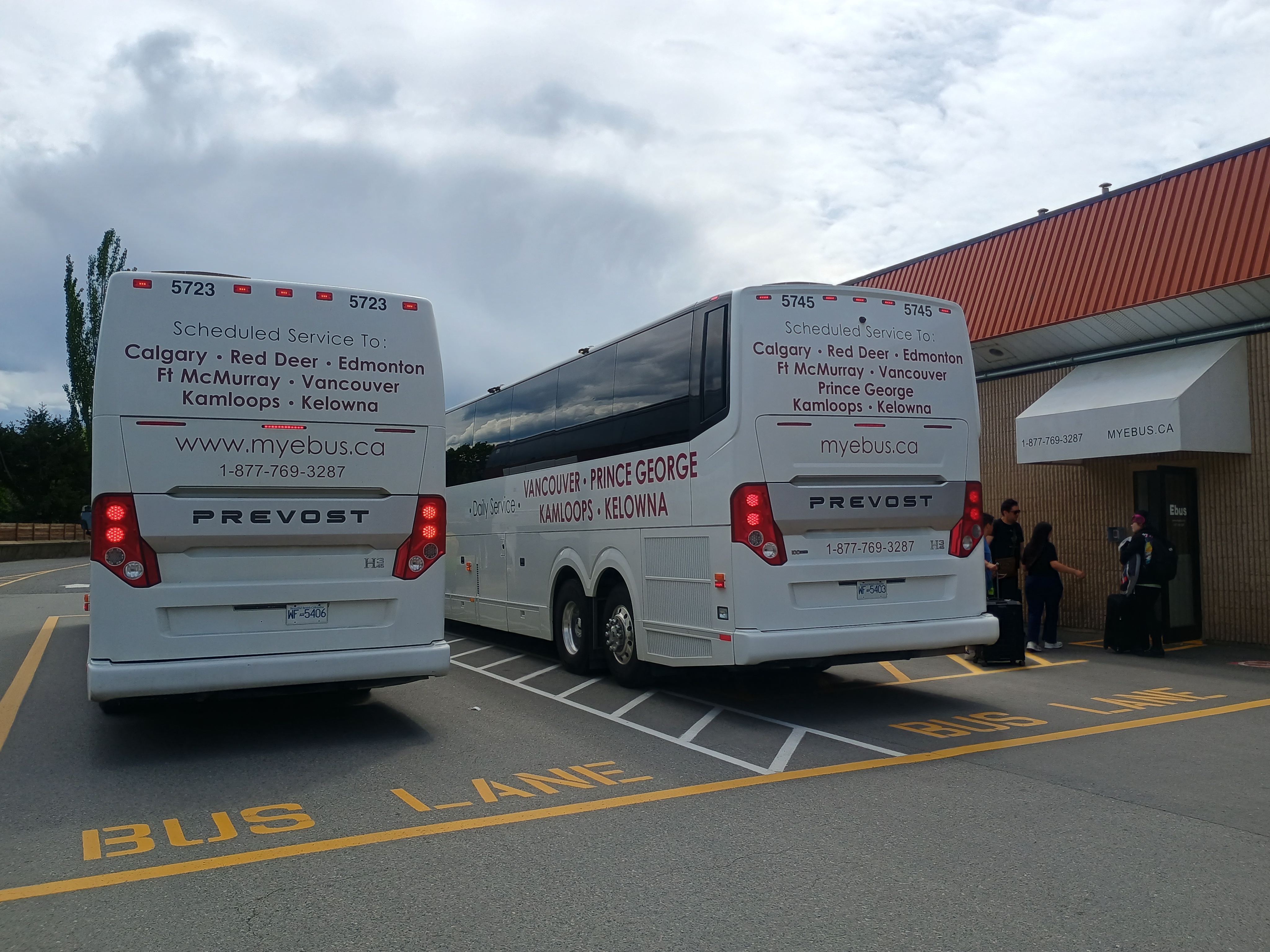 eBus terminal in Kamloops